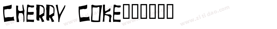 Cherry Coke字体转换